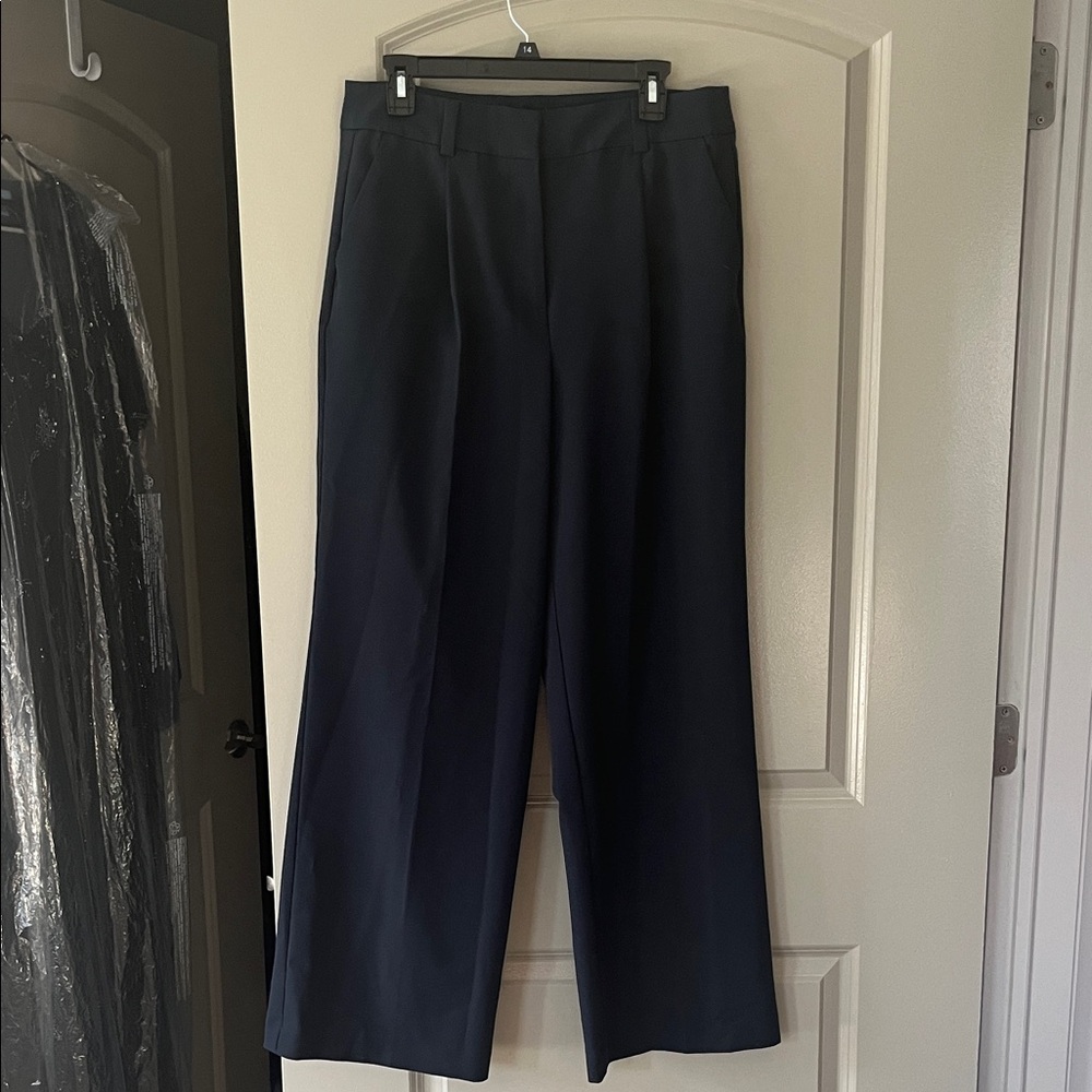 LOFT Navy Wide Leg Women's Pants